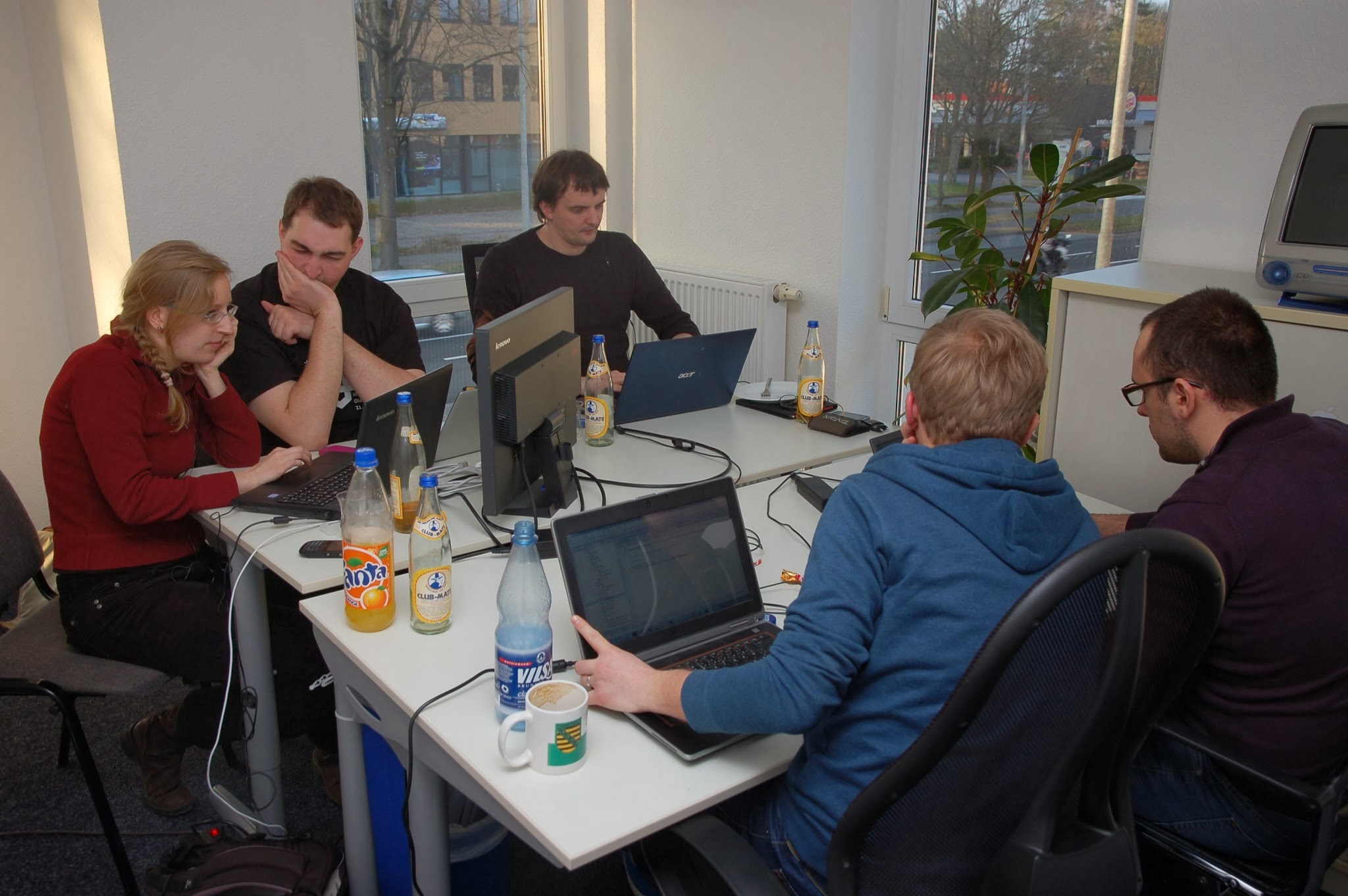 Oldenburg 2014 - group working on Hackathon_Gamification